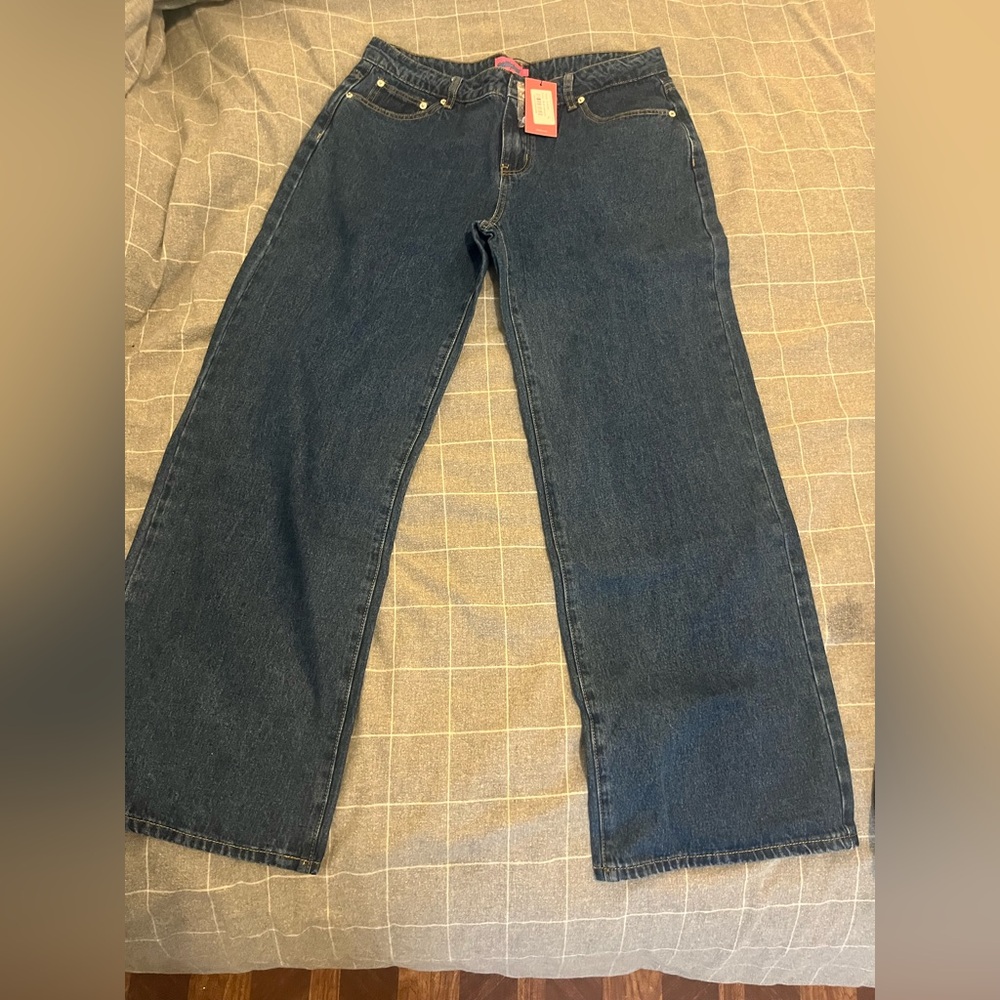 Edikted wide leg jeans